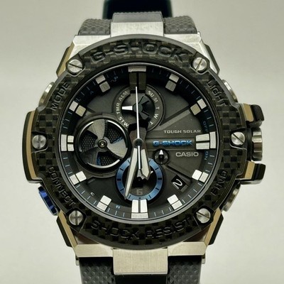 CASIO G-SHOCK G-STEEL GST-B100XA-1AJF Carbon Bezel Solar Bluetooth