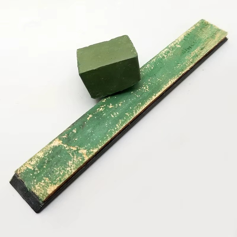 Barber Salon Stropping Leather Strop for Razor Sharpening & Honing with Paste