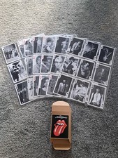 The rolling stones set of 54 playing cards superb condition & box 