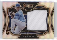 2021 Select Horizontal Rookie Jumbo Swatches Holo Prizm 17/150 Brady Singer 1b3