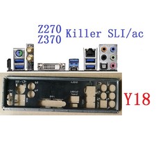 Original For ASRock Z370 Killer SLI/ac Shield IO I/O Backplate Motherboard