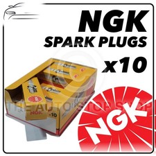 Image of 10x NGK SPARK PLUGS Part Number A8FS Stock No. 4489 New Genuine NGK SPARKPLUGS