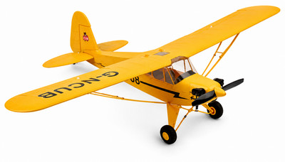 RC Piper J3 CUB Micro RC Airplane W/ Gyro 2.4ghz  RTF 26''