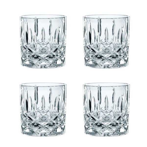 Nachtmann 98857 Noblesse Whiskybecher 245Ml, Kristallglas, Transparent (4Er Pack-image