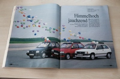 Auto Motor Sport AMS 11/1989 Opel Corsa 1.4 Joy mit 60PS besser als...?