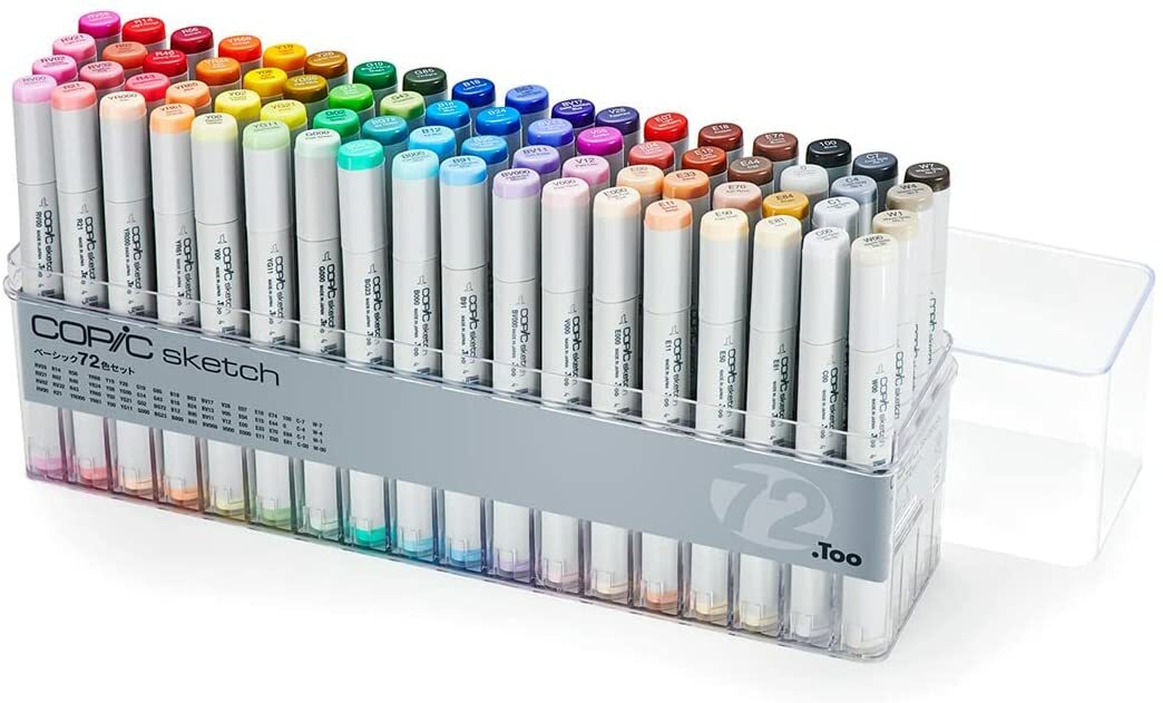 Copic Sketch set 72 colors Marker Pen basic Too. Copic 72 Manga