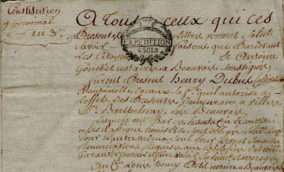 1795 Oise Villers-Saint-Barthelémy Espaliers Dubus Decaux Petit Langlois Balleux