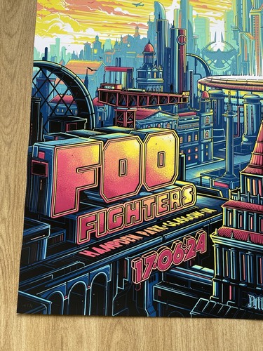 SIGNIERT & NUMMERIERT Limited Edition Foo Fighters Glasgow Hampden Park - 14 von 30 - Bild 2 von 4