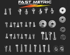 64pc fastener Kit for Kawasaki  Kx450f Plastics body frame