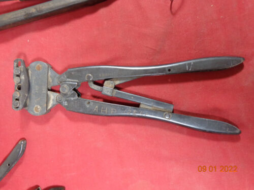 AMP Herramientas de engarce de trinquete manual BNC RG58 RG213 HECHAS EN EE. UU. LOTE 7 ENVÍO RÁPIDO - Imagen 2 de 9