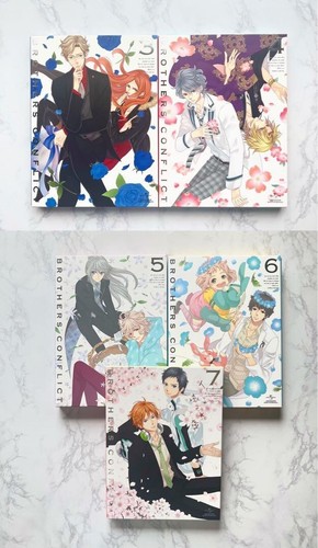 Brothers Conflict: Bracon Prima Edizione Limitata DVD Vol.1-7 Set Giappone Anime - Foto 3 di 10