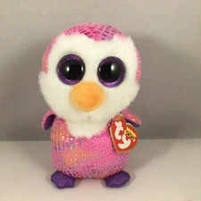 Ty Beanie Boos PATTY Penguin (6 Inch) (Justice Exclusive) MINT WITH MINT TAGS
