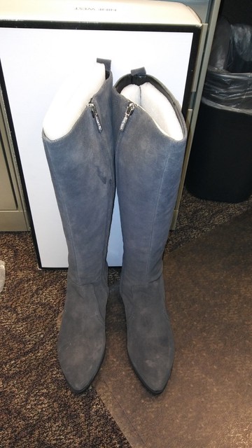 nine west grey suede boots