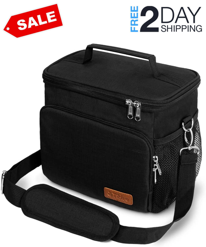 Lonchera Aislada Bolsa Almuerzo Loncheras Para Comida os Mujer Hombres  Termicas | eBay