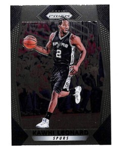 2017-18 Panini Prizm #293 Kawhi Leonard base card Spurs