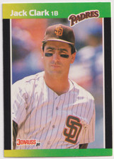 1989 Donruss Baseballs Best #98 Jack Clark San Diego Padres