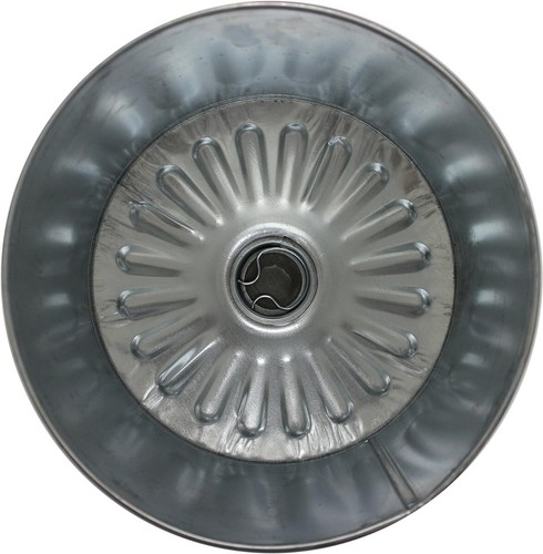 LUMAX SILVER 7.6 LITRE GALVANIZED FUNNEL WITH REMOVABLE STAINLESS-STEEL SCREEN - Picture 2 of 2
