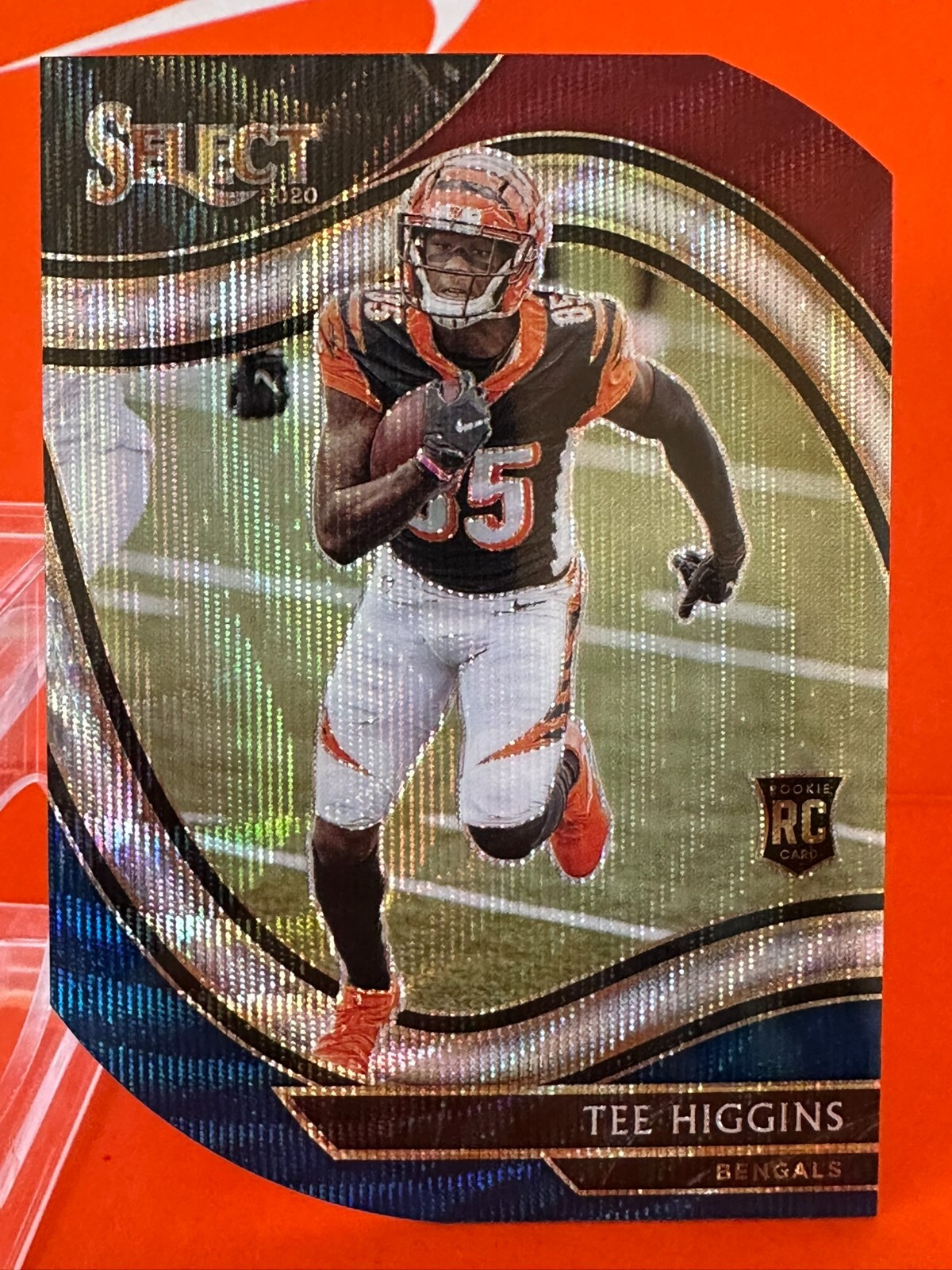 2020 Panini Select Tee Higgins- Field Level  Tri-Color Prizm Die-Cut (RC) #360