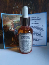 St Michael the Archangel Holy Relic Oil -1 Ounce- with Prayer Card