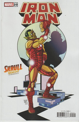 MARVEL COMICS IRON MAN #20 AUGUST 2022 SKRULL VARIANT 1ST PRINT NM