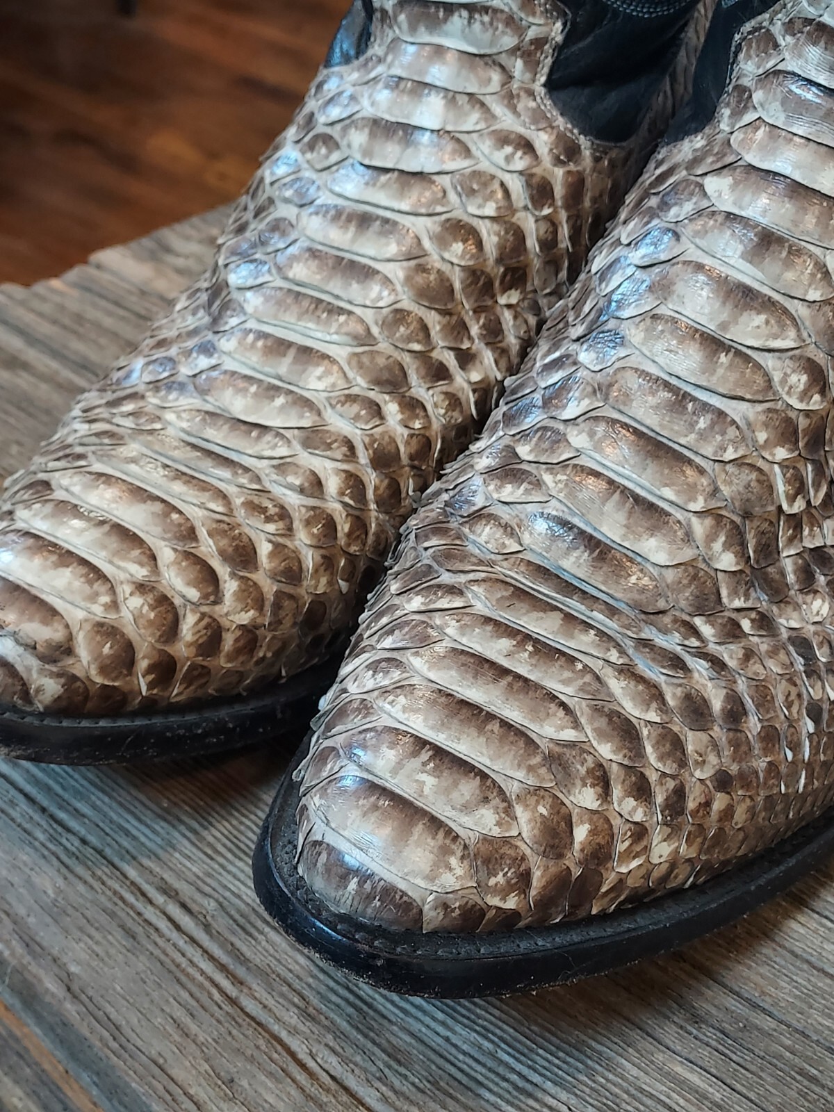 Genuine Python Cowboy Boots - image 7