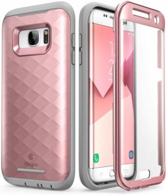 Galaxy S7 Edge Case Clayco Hera FullBody Shock absorption Cover+Screen Protector