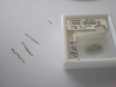1 stck colourchange Alexandrite 1,3 mm round facet green orange Wertanlage b