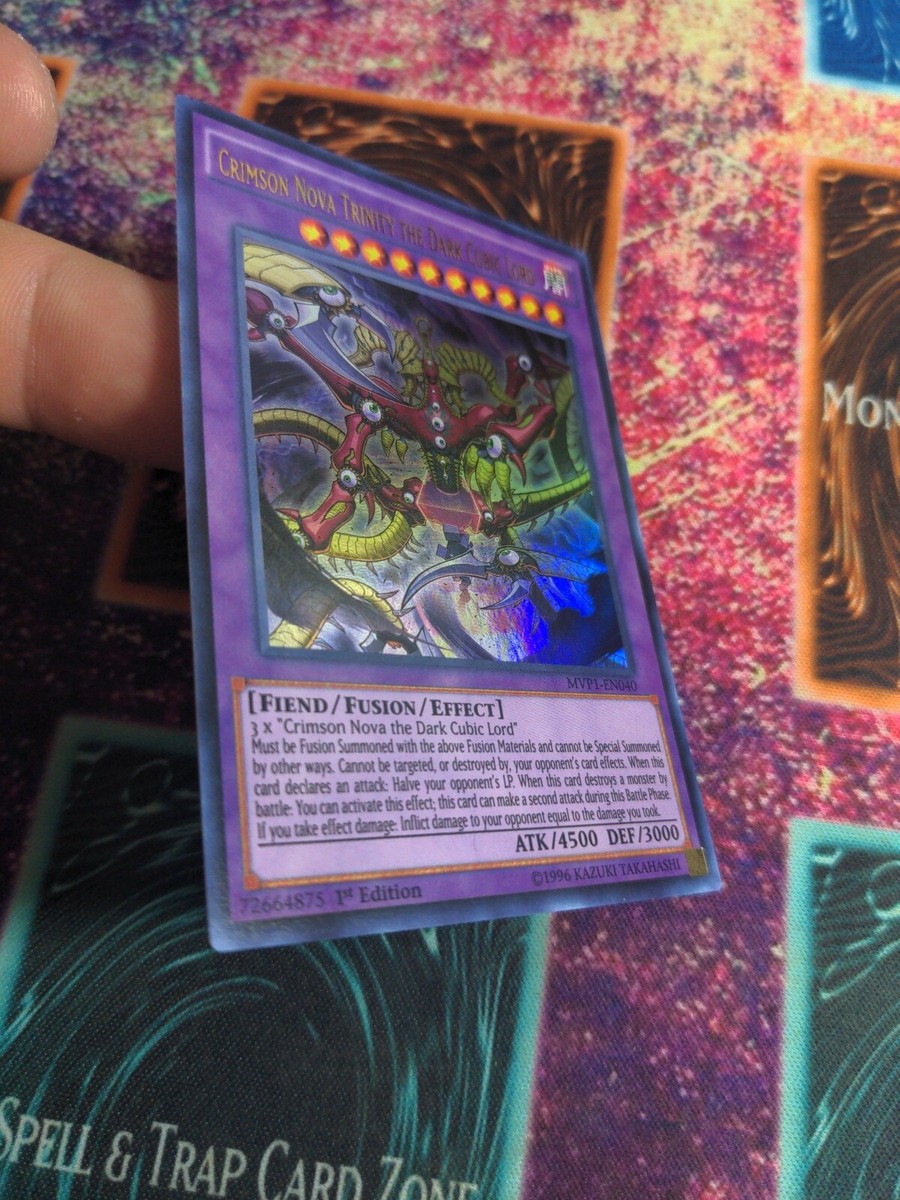 Yu-Gi-Oh! Crimson Nova Trinity the Dark Cubic Lord MVP1-EN040 1st Ultra  Rare NM