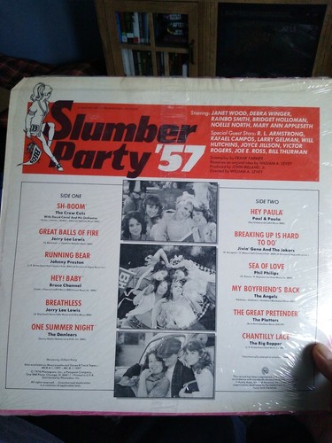 SLUMBER PARTY 57 Soundtrack LP Vinyl Album Platters, Jerry Lewis - Picture 2 of 2
