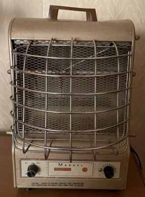 Vtg 50s Space Heater Fan-Glo Heataire 195K-2 Markel Buffalo Vtg 50s Space Heater Fan-Glo Heataire 195K-2 Markel Buffalo