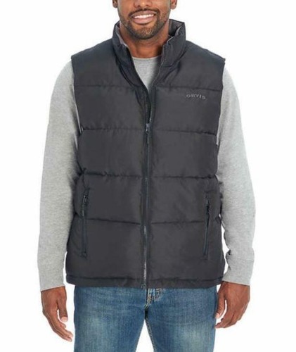 MENS ORVIS RIPSTOP QUILTED PUFFER VEST 