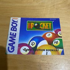 Gameboy Instruction Manual - Side Pocket