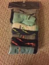 GAP KIDS Boys Briefs 7 Pairs Total -size 2-3 Y-dinosaurs, Etc-days Of Week