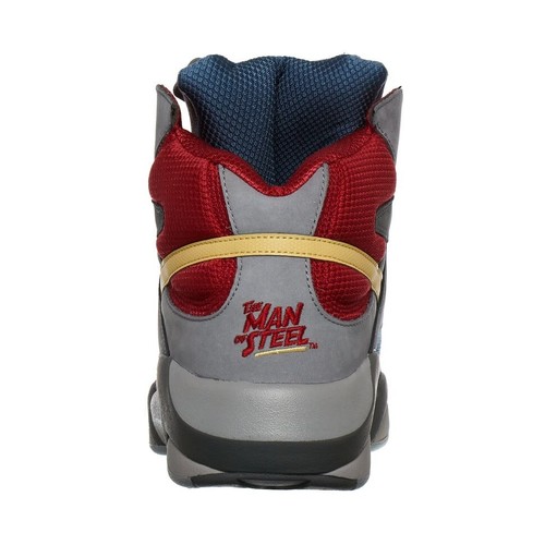 Reebok Shaq Attaq DC Comics Grey Red Superman Man of Steel HQ4587 Men's 9 Shoes - Picture 11 of 17