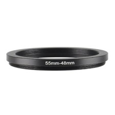 1PC 55mm-48mm Step Down Ring Camera Lens Filter Metal Adapter Ring