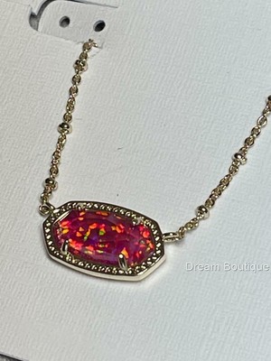 Kendra Scott ELISA Berry Kyocera Opal 