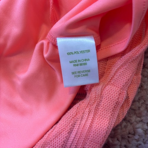 Abito donna Lilly Pulitzer fluorescente foderato corallo taglia XL zip estate sole - Foto 5 di 5