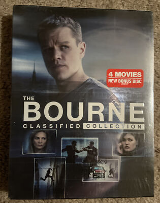 The Bourne Classified Collection DVD Matt Damon NEW