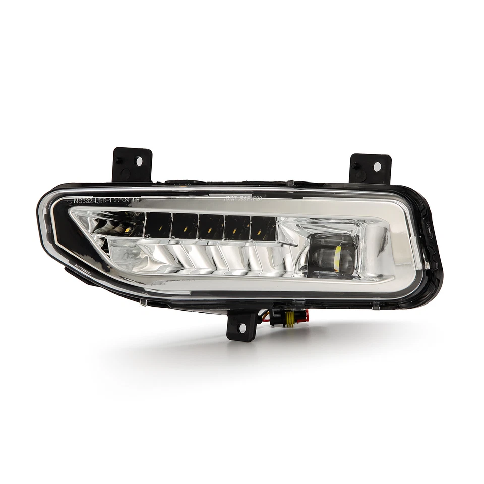 For 17-19 Nissan Rogue Sentra Versa Note LED Fog Lights w/DRL & Turning Light - Image 4 of 4