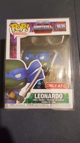 Funko Pop Leonardo #1635 Turtles Of Grayskull Target Exclusive w/Protector