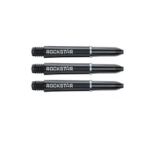 1 New Set Winmau Rockstar Short Nylon Dart Shafts – Ships w/ Tracking - Black