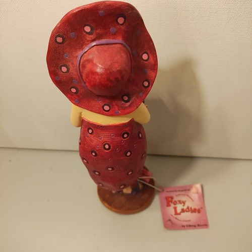 Foxy Ladies Freida come pezzo di torta Bobble statuina signora in rosso regali D. Harris - Foto 6 di 12