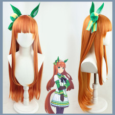 Game Pretty Derby Silence Suzuka Costume Cosplay Prop Hair Wig Hairpin