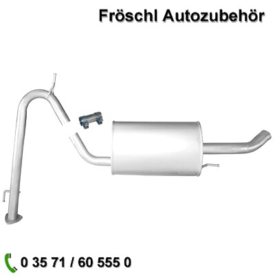 Endschalldämpfer Auspuff hinten für Jumper Ducato Boxer HDI a*