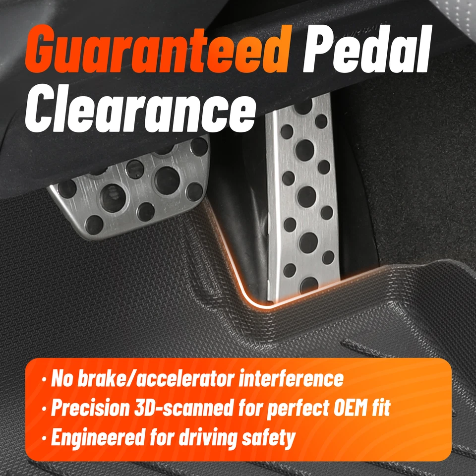 Floor Mats For 2018 - 2024 Toyota Camry FWD Only (L/LE/SE/TRD/XLE/XSE) Foto 3 de 4