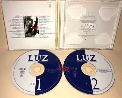 Luz Casal CD Grandes Exitos 30 Greatest Hits Eres Tu Jazmin Un Dia Marron Loca