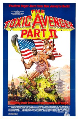 toxic_avenger_2 Poster Canvas Movie Film Print A0 A1 A2 A3 A4 A5 A6 Art Wall Dec