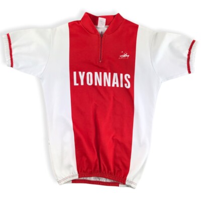 JFM Vintage Cycling Jersey Size Approx L Cotton 54cm Bicycle Bike Shirt IY25