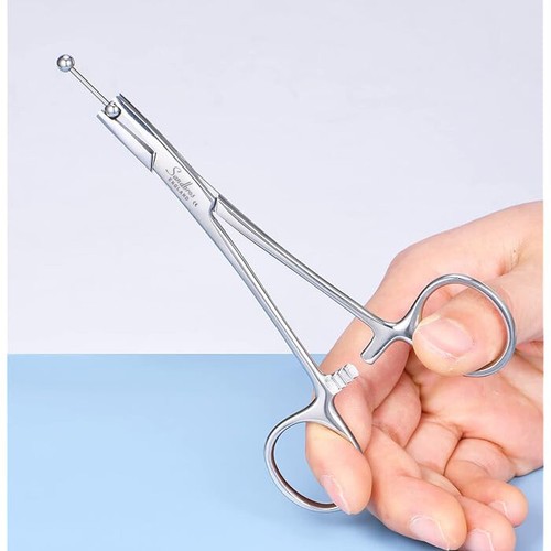 Alicates de sujeción de anclaje dérmico para piercing corporal y fabricación de joyas de 2 mm, 3 mm y 4 mm - Imagen 12 de 29