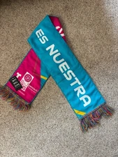 FIFA AU NZ Women’s World Cup 2023 Supporter Knit Blue Pink Scarf NEW!!
